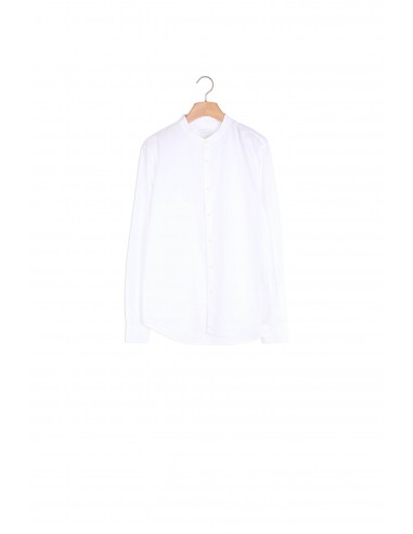 Chemise col mao en coton ou a consommer sur place